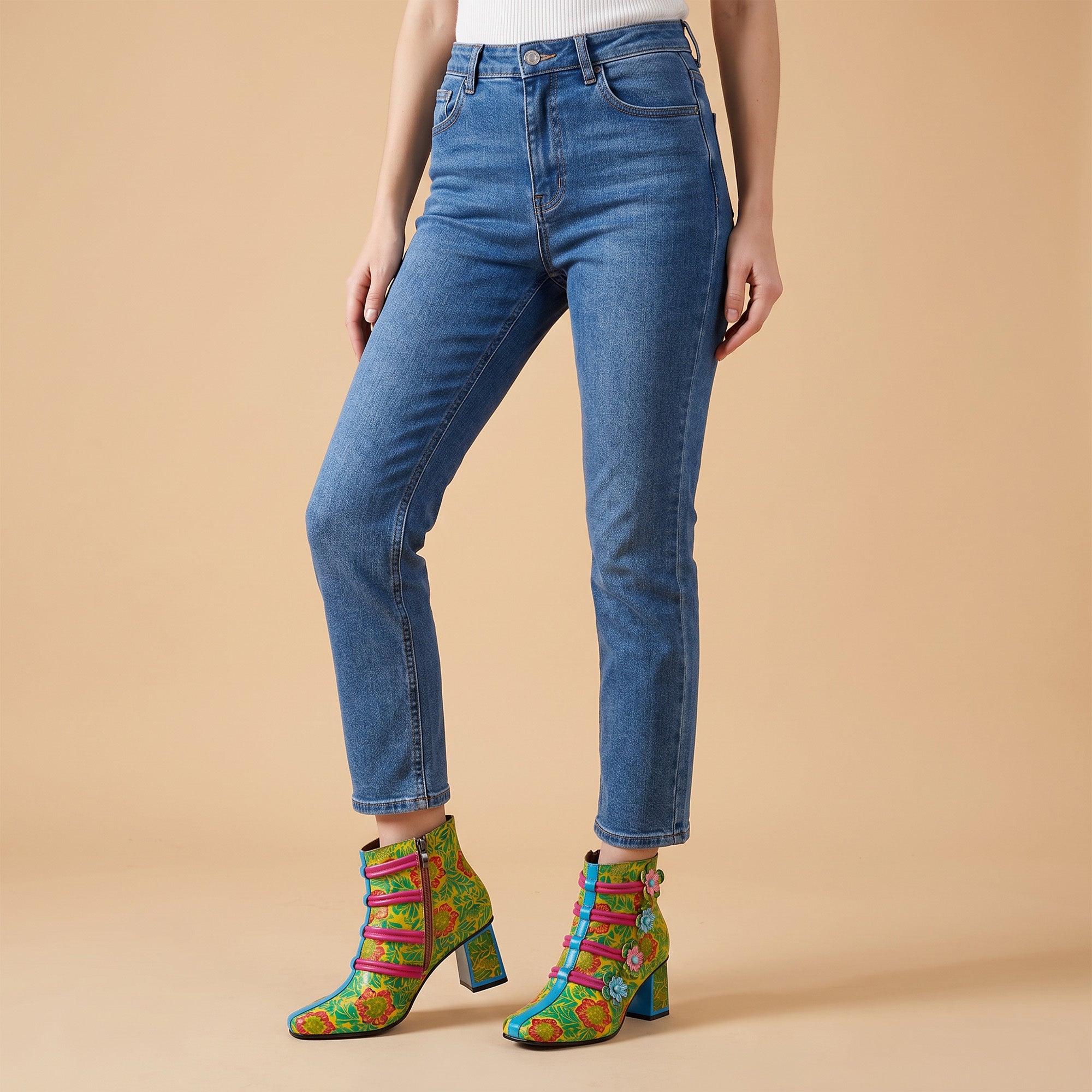 Bloom Fantasy Ankle Boots