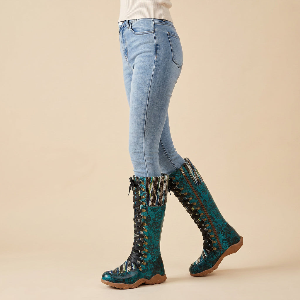 Leather Handmade Comfortable Casual Walking Boots