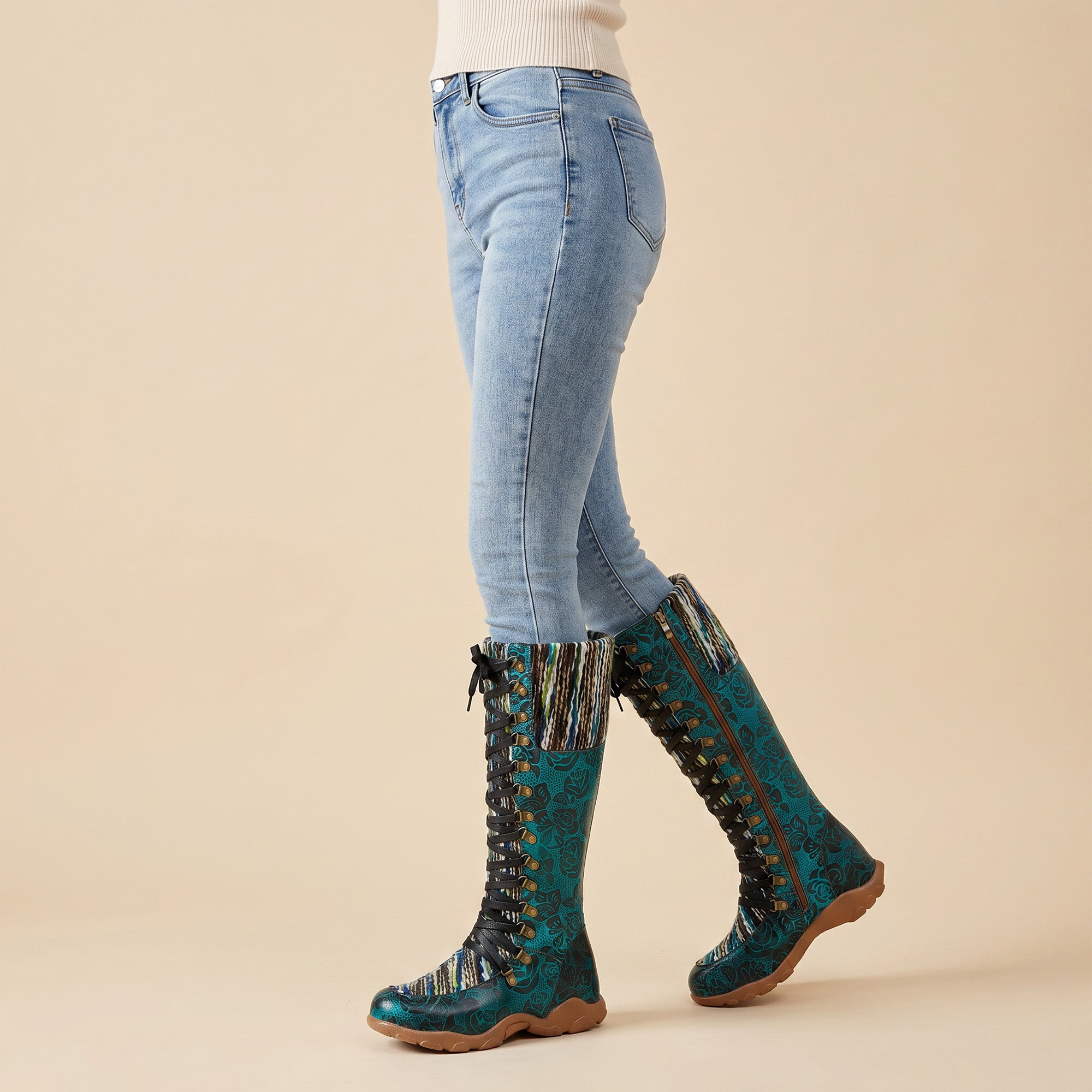 Leather Handmade Comfortable Casual Walking Boots