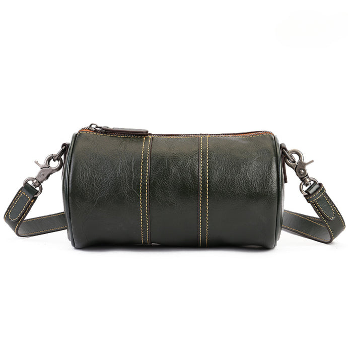 Vintage Color-Block Casual Crossbody Shoulder Bag