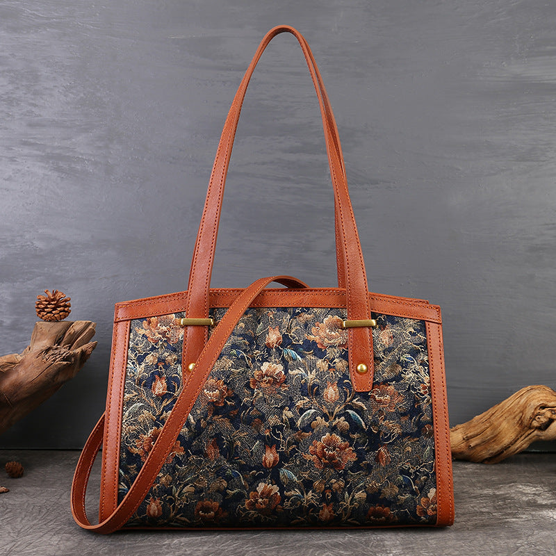Handcrafted Large Capacity Boston Pillow Shoulder Bag