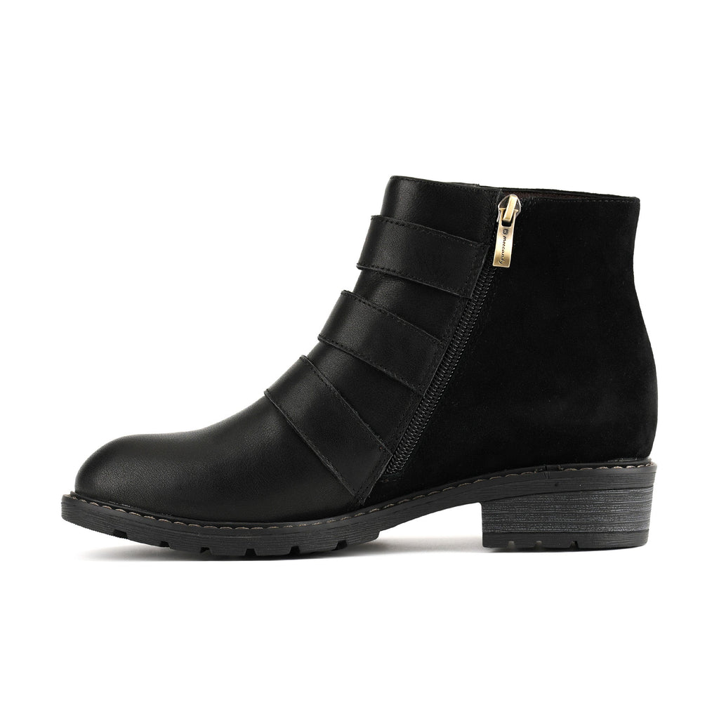 Golden Dove Buckle Chic Ankle Boots