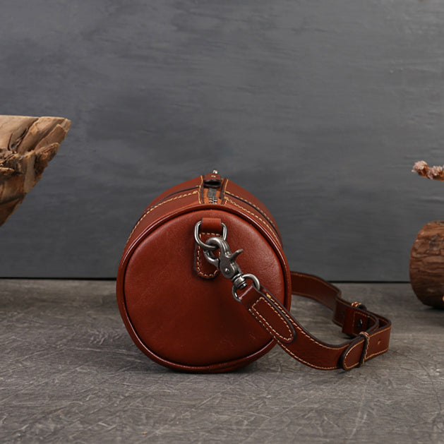 Vintage Color-Block Casual Crossbody Shoulder Bag