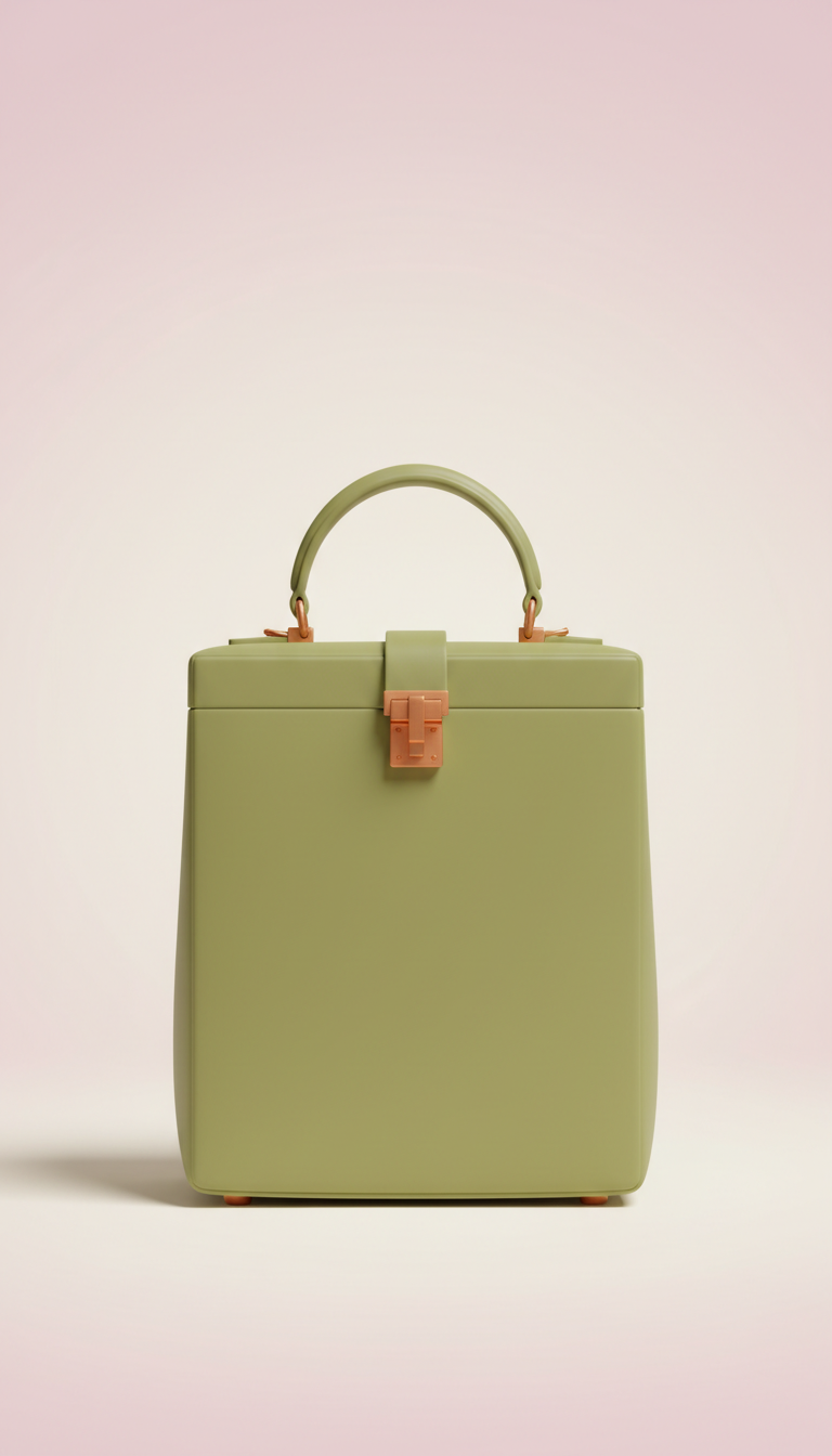 Olive Chartreuse Box Bag