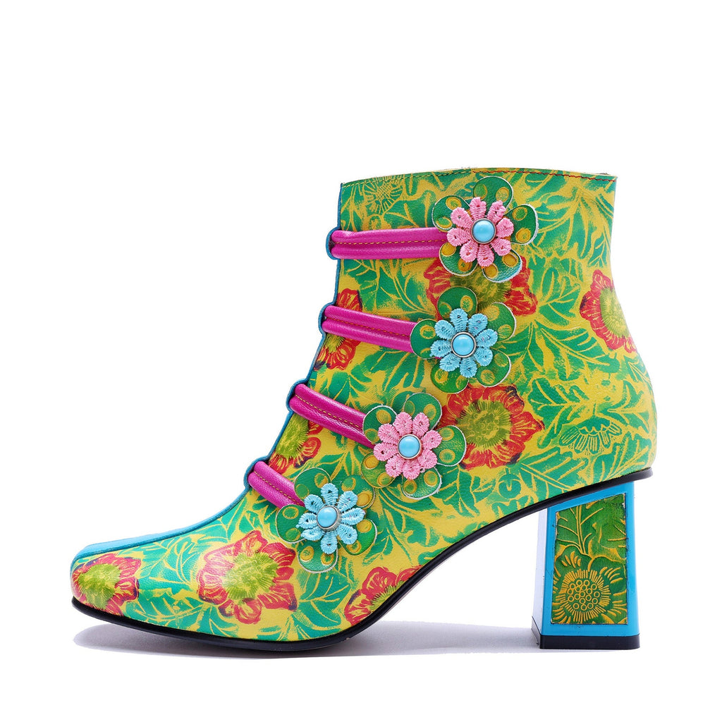 Bloom Fantasy Ankle Boots