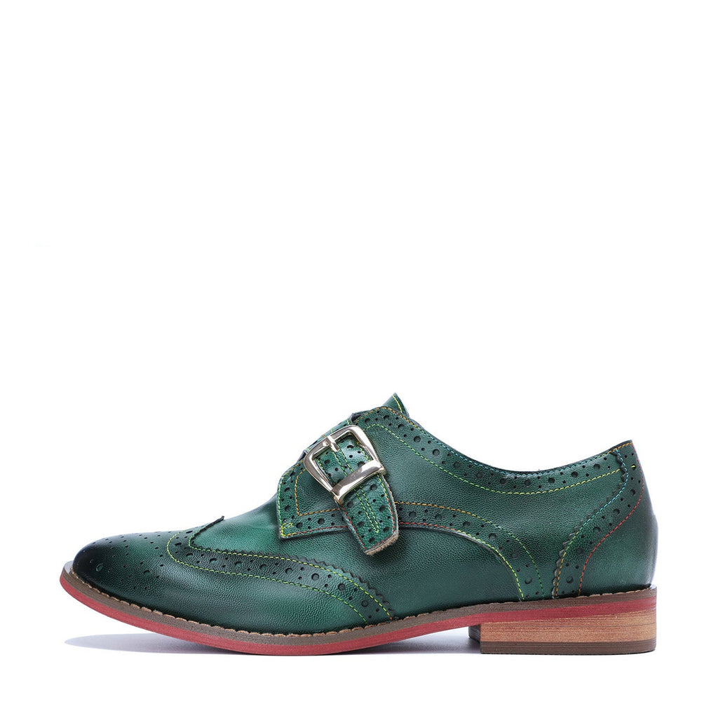 Vintage Handmade Leather Flat Shoes