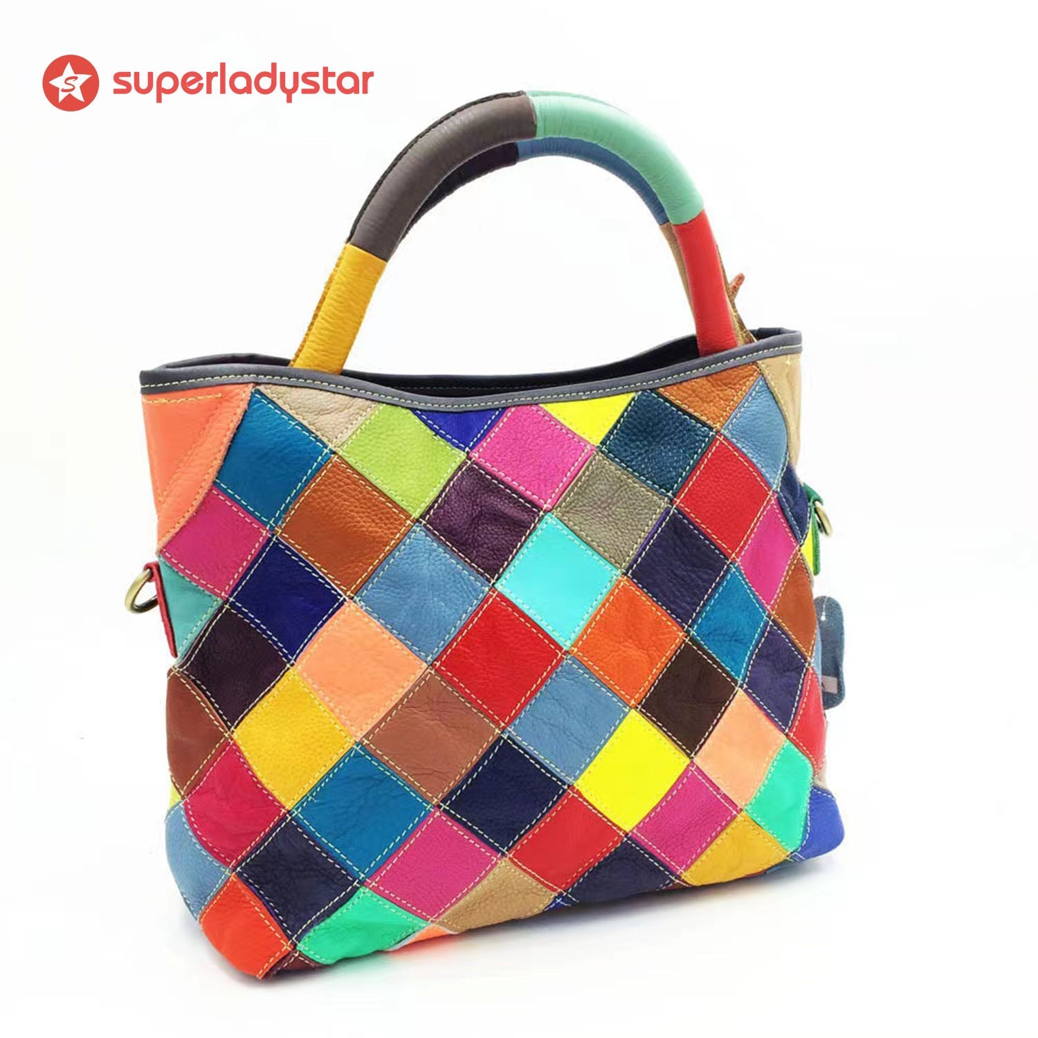 Vintage Fashion Colorful Handbag