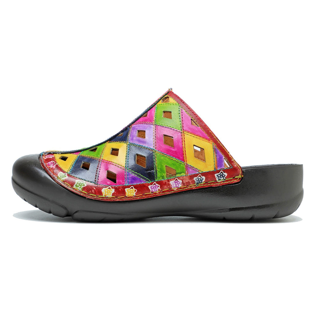 Vintage Handmade Printed Colorful Sandals