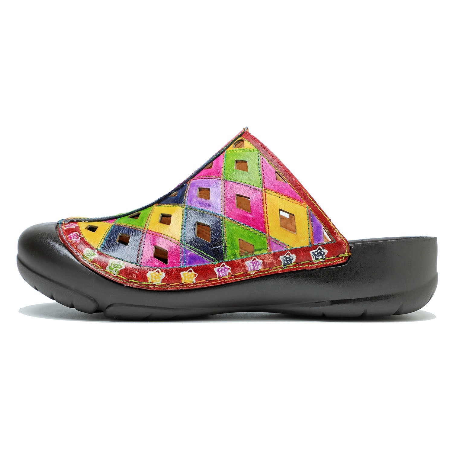 Vintage Handmade Printed Colorful Sandals