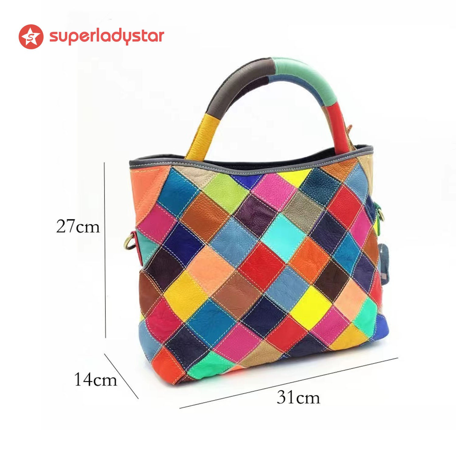 Vintage Fashion Colorful Handbag