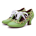 Spring Daisy Floral Vintage Pumps