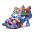 Colorful Mosaic Art Sandals